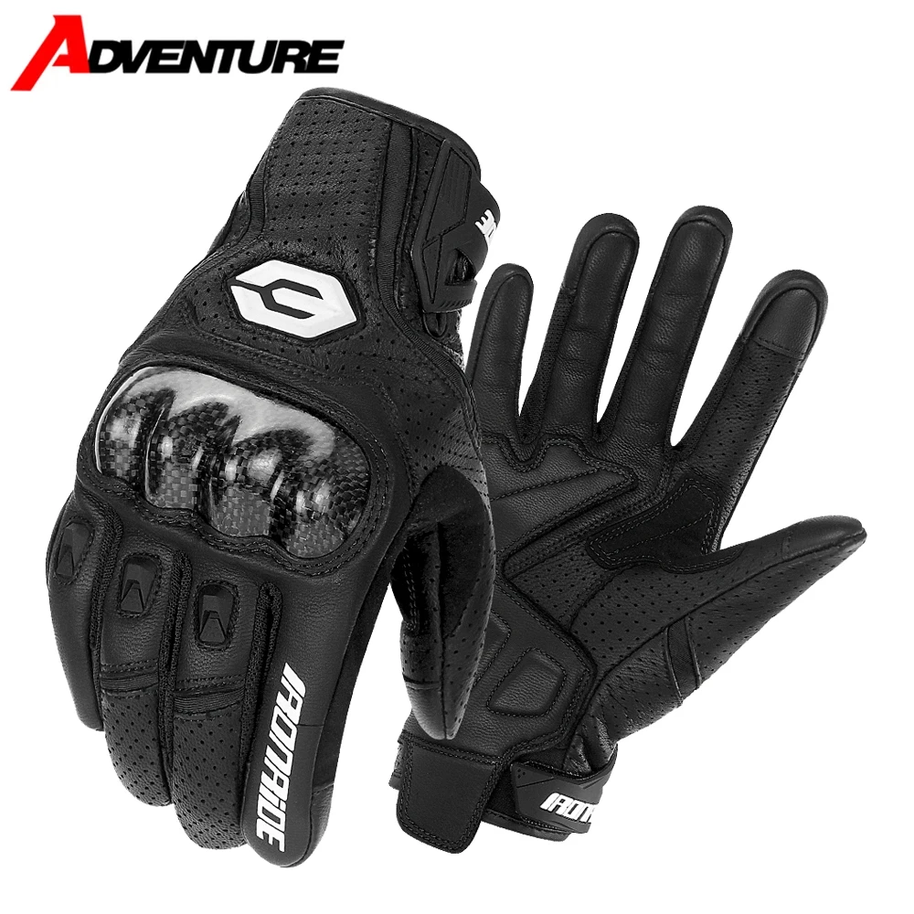 

Мотоциклетные перчатки, износостойкие и устойчивые к царапинам, перчатки для верховой езды с сенсорным экраном и полным пальцем, дышащие перчатки для всех сезонов