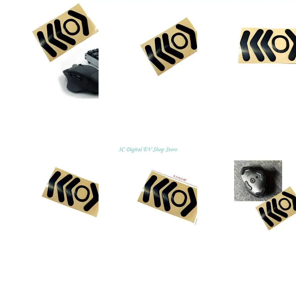 

E74D Replacement Mouse Feet Sticker Mouse Skates Pads for G604 Mouse