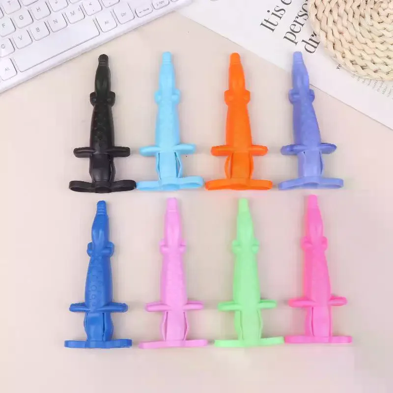 1Pcs Reusable Cute Crocodile Shaped Needle Protective Case Dental Syringe Sleeve Cover Dentist Surgical Injector Tool