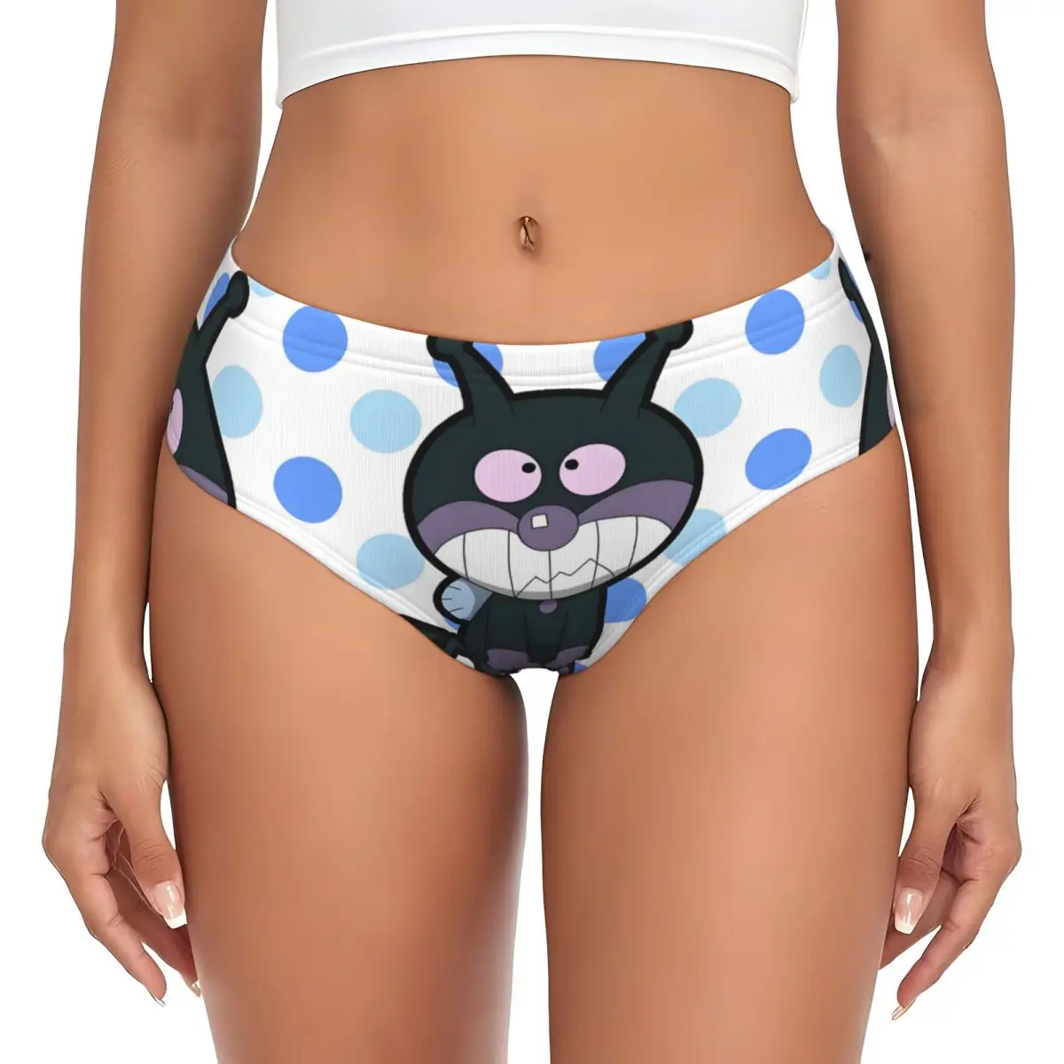 

Custom Women Anpanman Comic Manga Panties Breathable Animes Briefs Underwear