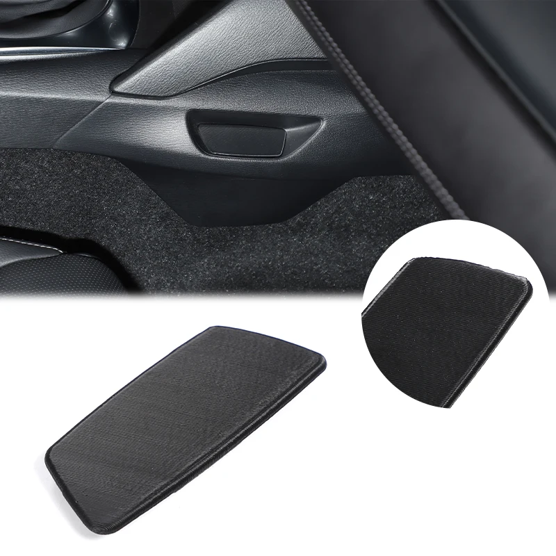 For Mazda MX-5 ND 2016-2026+ ABS Black Car Passenger Cup Holder Hole Anti-blocking Cover Decorative Sticker Car Accessories