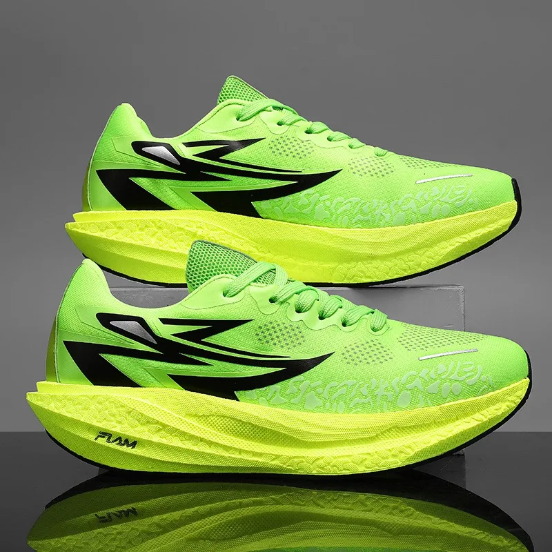 Men Sports Running Shoes Casual Marathon Breathable Lightweight Women's Comfortable Athletic Nonskid Walking Sneakers Outdoors