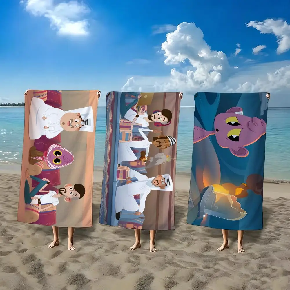 Cartoon Figure K-KawkabaniS Towel ultra-fine fiber quick drying absorbent bath towel, outdoor swimming sports towel
