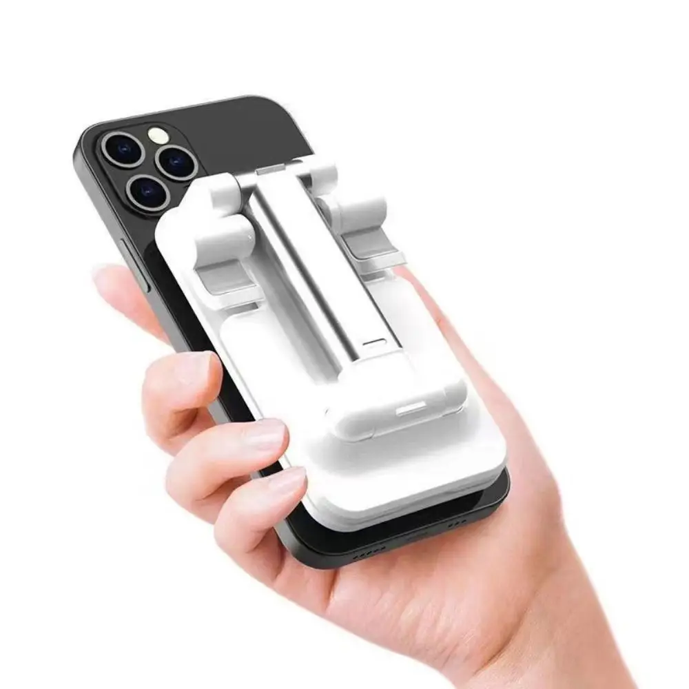 

Портативный пластиковый держатель для мобильного телефона, белый, черный, розовый, зеленый, регулируемая универсальная настольная подставка для мобильного телефона, складная настольная подставка