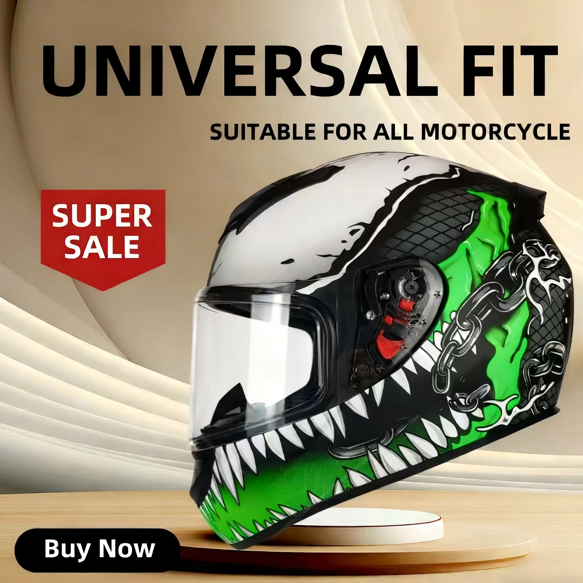 

Men's Motorcycle Helmet Full Face Grey BikerHeadgear for Motorbike Safety Protection Winter Warm Double Visor Motorcycle Helmet