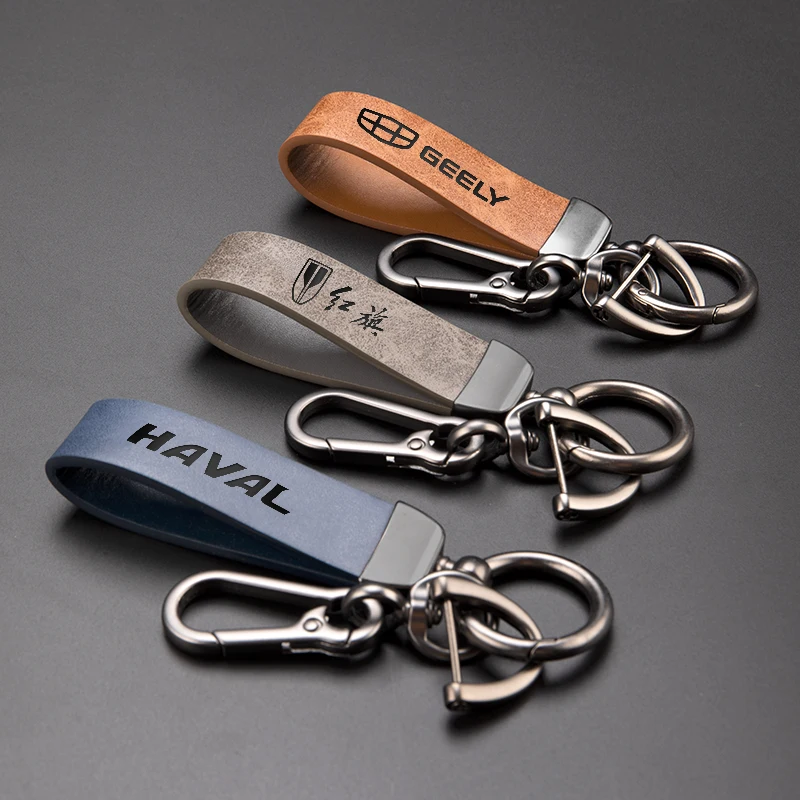 

Zinc Alloy Car Keychain Leather Keyring for MiNi CooperS R50 R51 R52 R53 R54 R55 R56 R57 R58 R59 R60 R61Car Styling Accessories