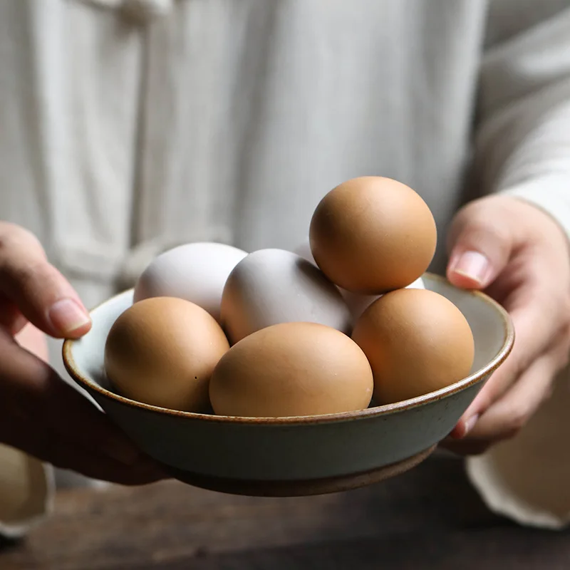 Yixing purple sand tea pet egg ornament sculpture decorative tea set to play with tea ceremony accessories ceramic crafts