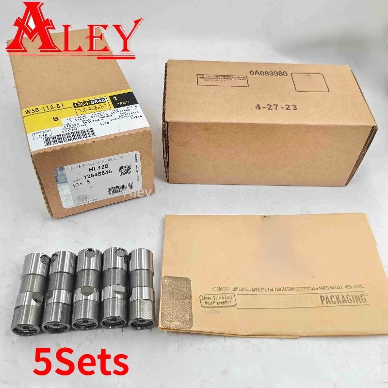 

5Sets 12648846 Engine Hydraulic Roller Lifters 5PCS/Set For GM Commodore Escalade Silverado 1500