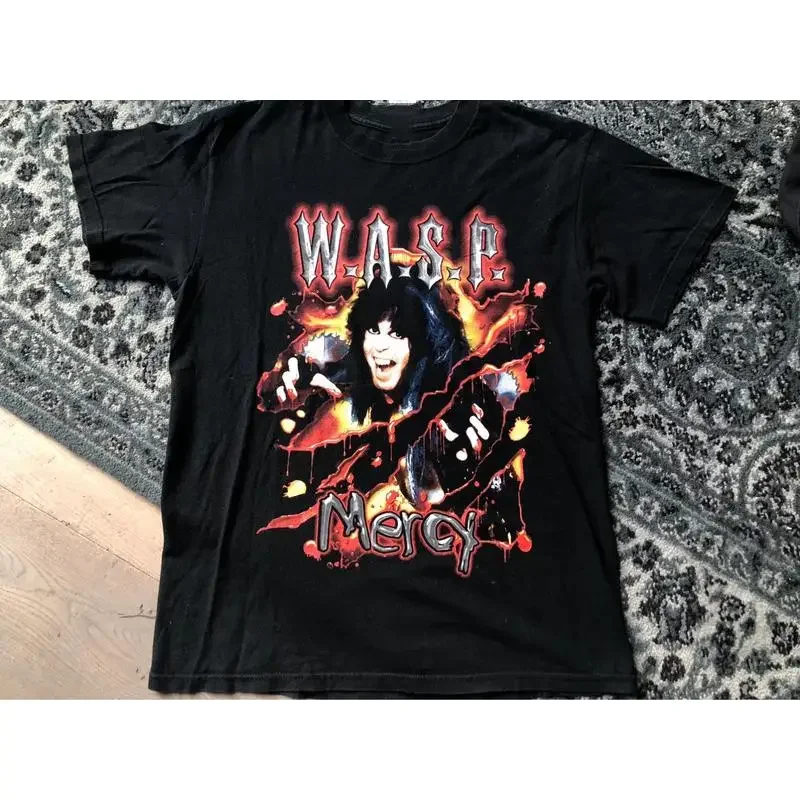 W A S P Band Mercy Song T-shirt en coton pour