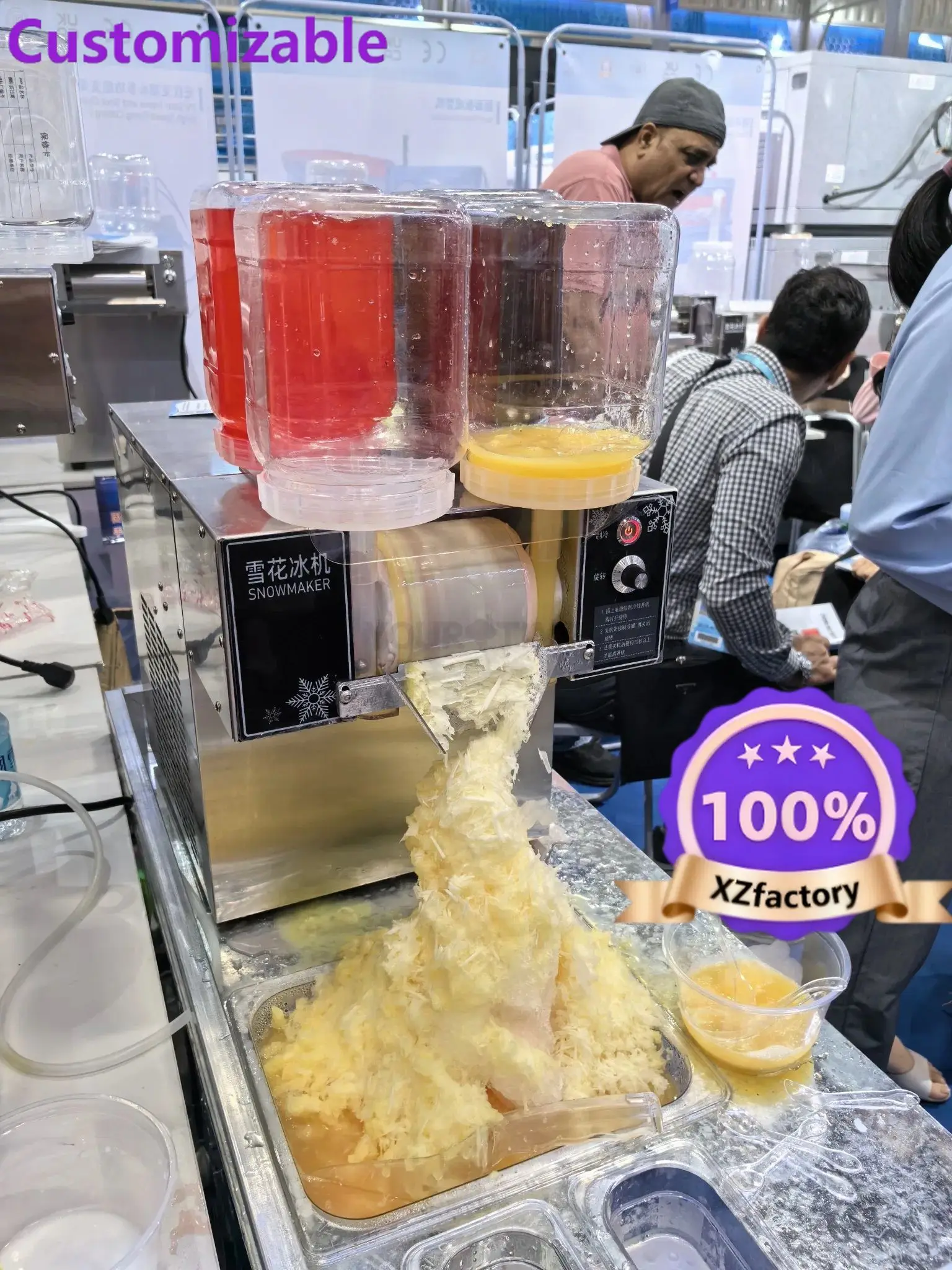 Factory Direct 2026 Top RatedBINGSU Snow Nueva máquina trituradora de afeitar de hielo comercial de Taiwán, máquina trituradora