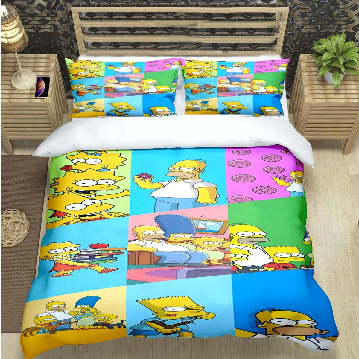 

Popular Hot Cartoon TV Role Print Bedding Sets Bed Supplie Set Comforter Set Teens Girls Twin Single Kid Gift
