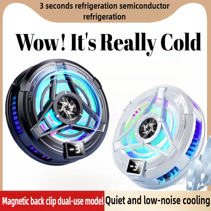 

New Magnetic Semiconductor Mobile Phone Radiator SL17 Back Clip Cooling Suitable for Mobile Phone and Tablet Cooling Radiator