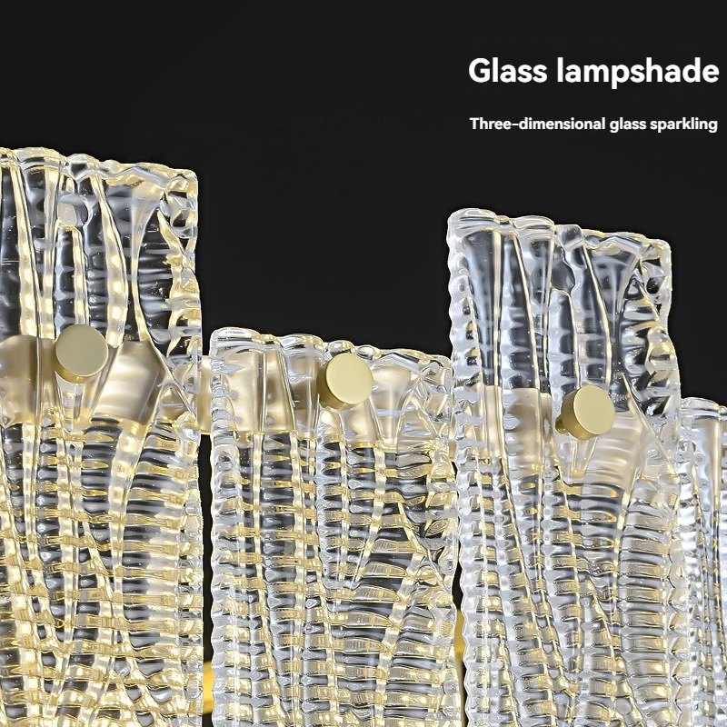 

All copper dining room Pendant Light, Designer Crystal Chandelier,Luxury Gold Ceiling Lamp for Living Room Dining Room hotel bar