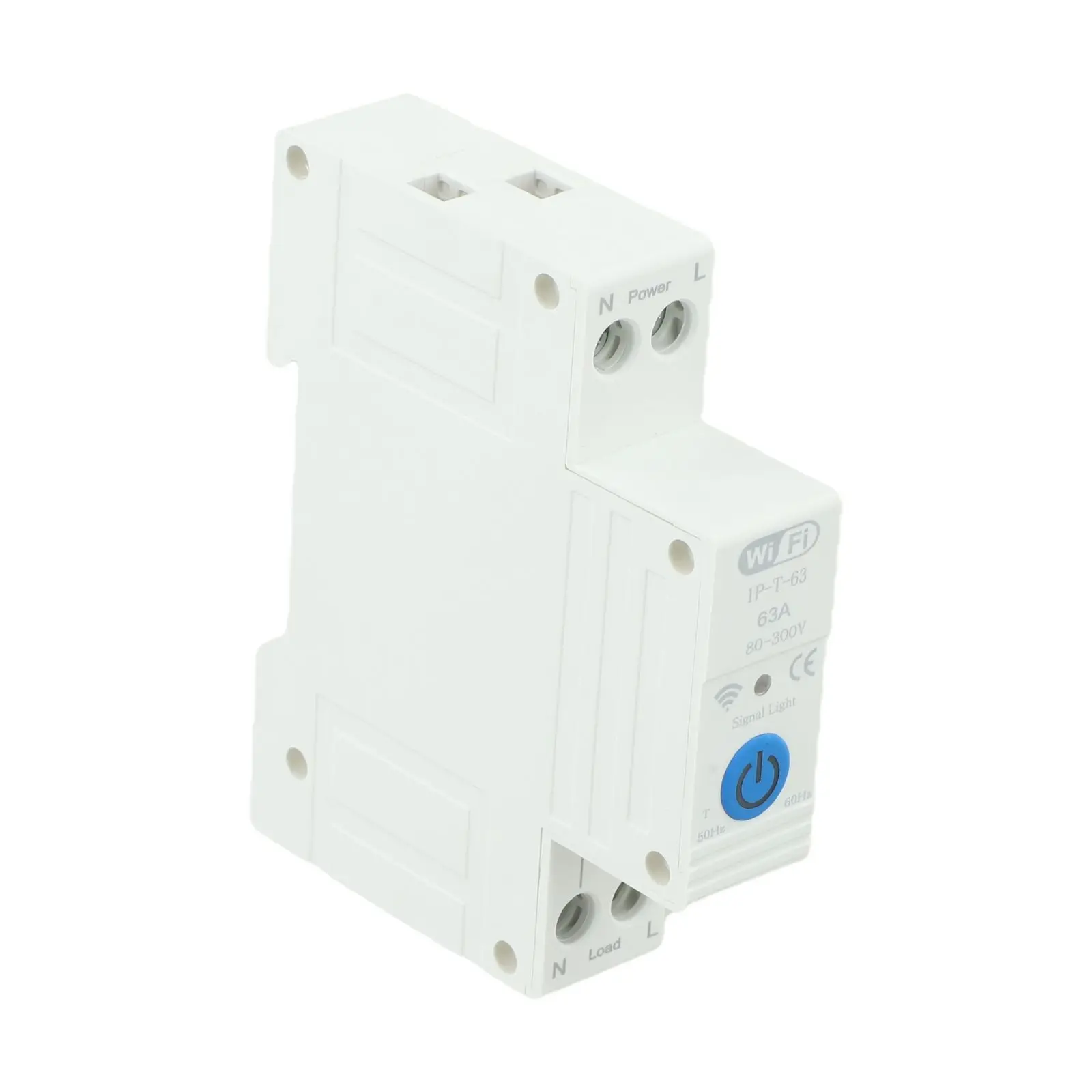 

White Wifi Smart Circuit Breaker Leakage Protection For Home Safety Monitoring System Leakage Detection Technology