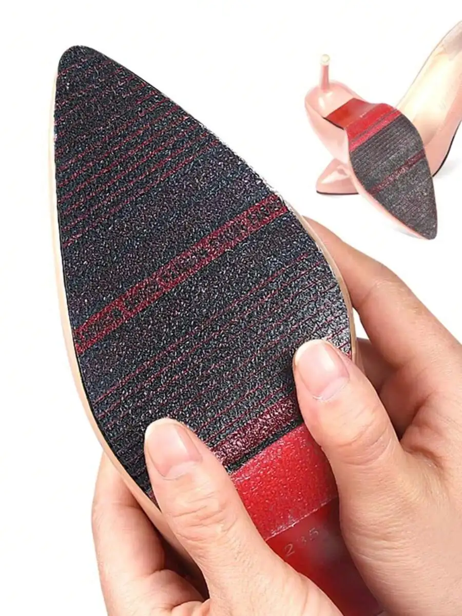 Shoe Sole Protector Anti-Slip Stickers For High Heels Sports Shoes Wear Resistant Trimmable Highly Adhesive