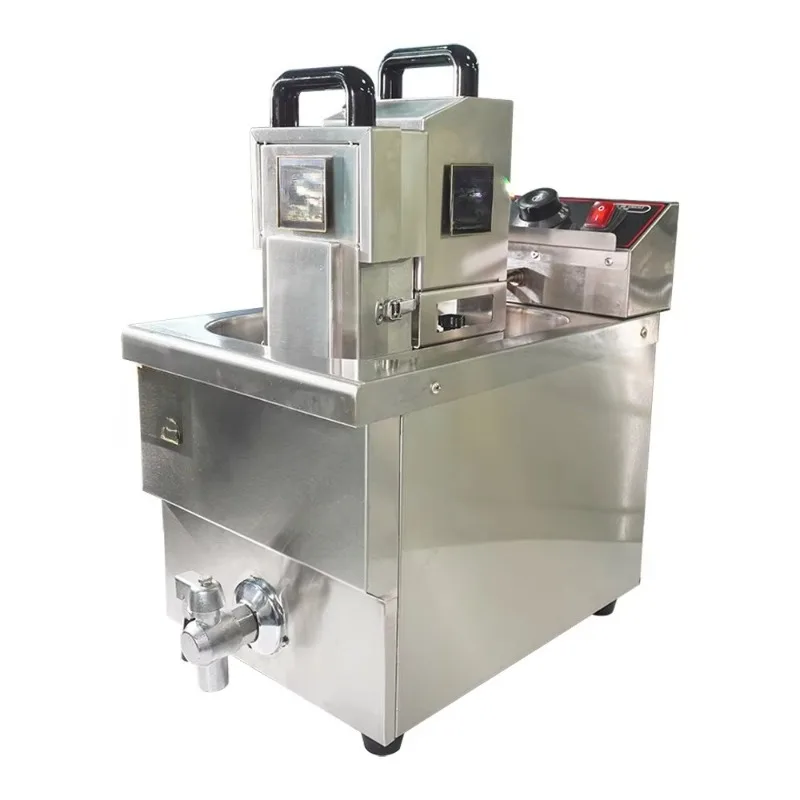 Commercial Mobile Fryer Filter Machine Portable Fryer Oil Filter System Frying Oil Filter Cart 3