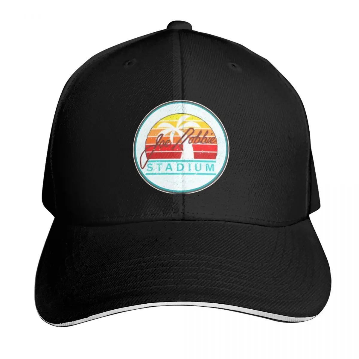 Joe Robbie Stadium- Marlins Baseball Cap Snapback Flat Bill Strapback Dad Hat Six Panel Structured Crown