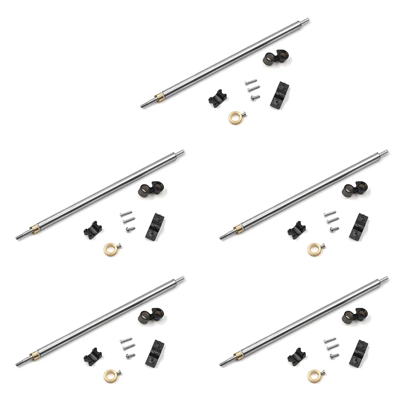 BNVN-5X FT011-12 Stalowa Rura Zespół Metalowy Wałek Części Zamienne Komponent Do Feilun FT011 Łódź RC Motorówka Akcesoria