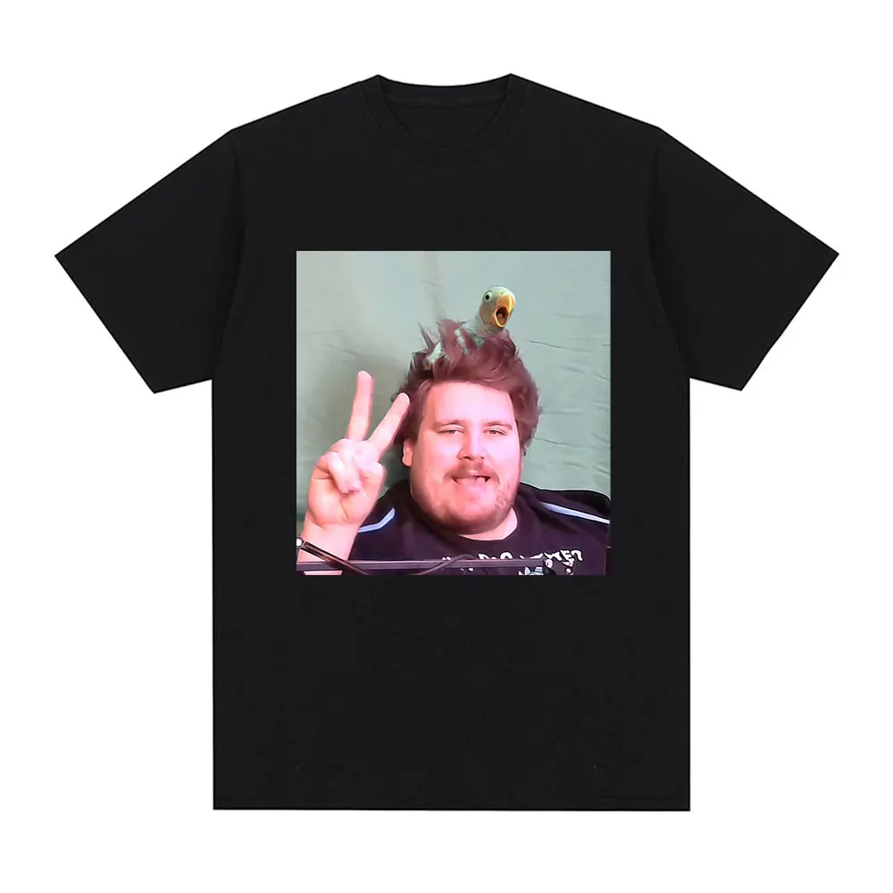 Drachenlord Poster The Bird's Nest Hairstyle Graphic Print T-Shirt Men Women Clothing Fashion Vintage Short Sleeve T-shirts Tops