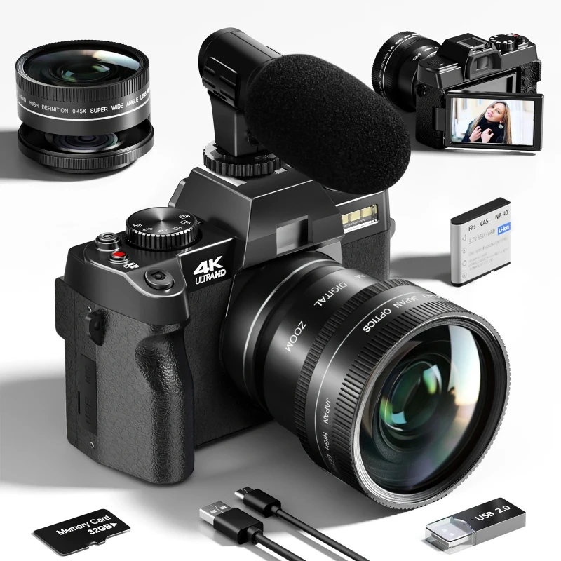 S100F 4K Digital Camera Vlogging 48MP 3