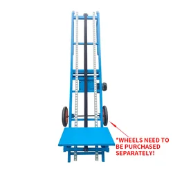 Loading and unloading artifact, foldable loading machine, second floor elevator, glass elevator, brick elevator