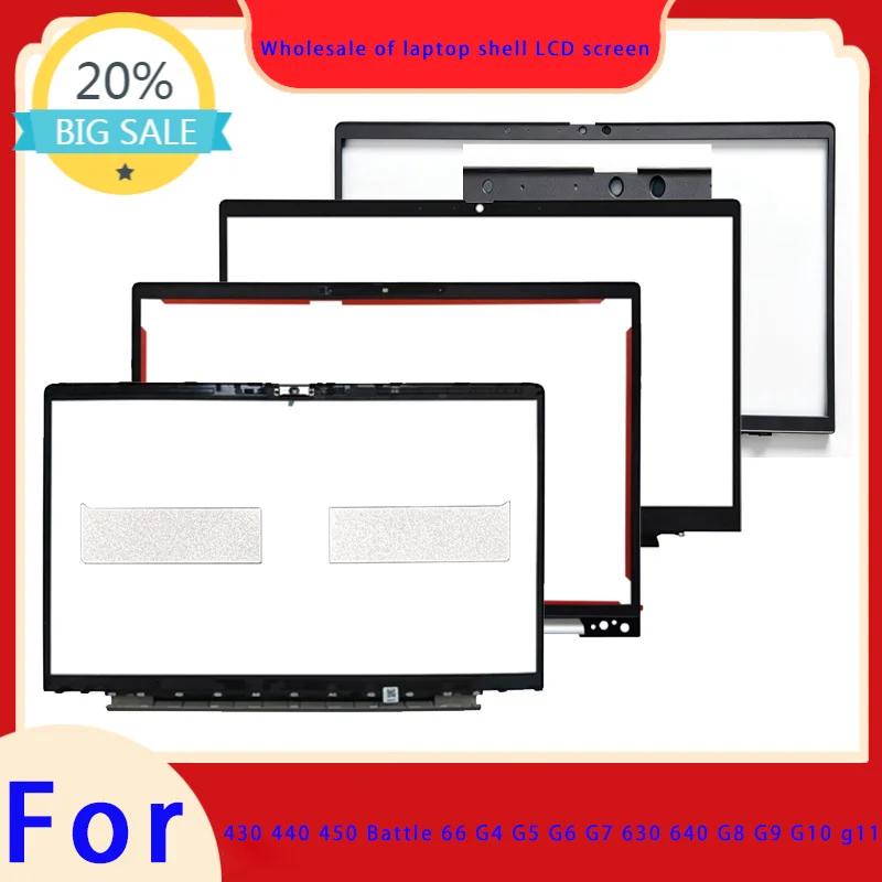 Adesivo frontal da moldura da tela LCD para laptop, compatível com modelos Battle 66, 14, 15, G4, G5, G6, G7, 430, 440, 450, 630, 640, G8, G9, G10, G11 (capa B)