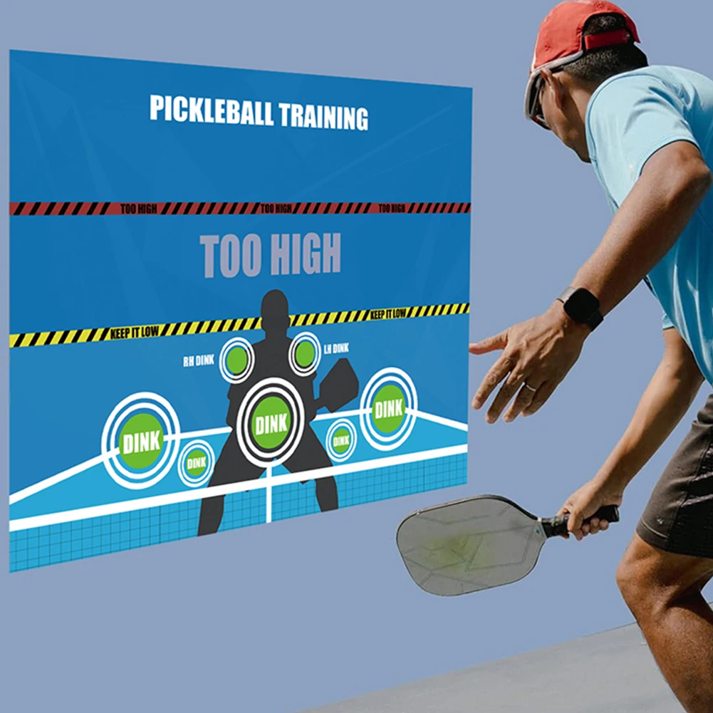 

Pickleball Dink Pad for Walls Dink Master Exercise Rebounder Aids Wall Practice Rebounder Aid for Improved Accuracy and Control