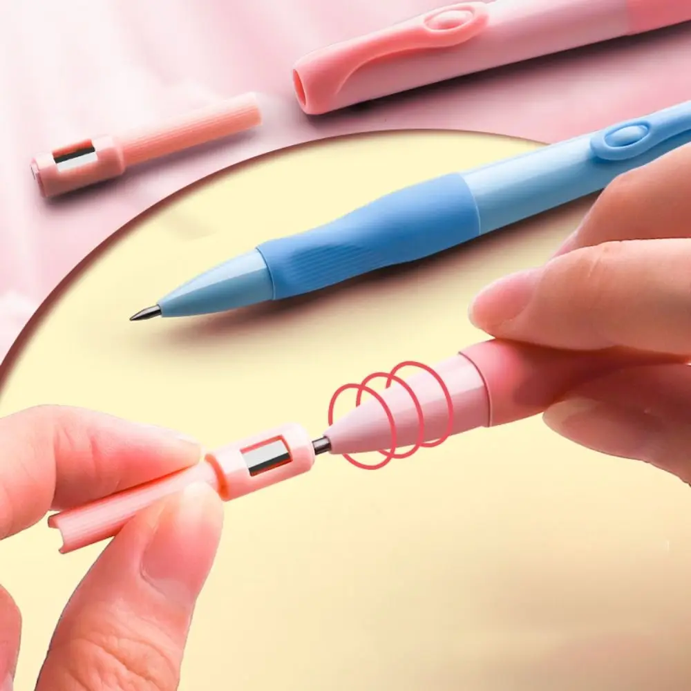 Grip Posture Correction Automatic Pencil 0.5/0.7/0.9/2.0mm Comes With Sharpener Mechanical Pencil 2B Lead Movable Pencil