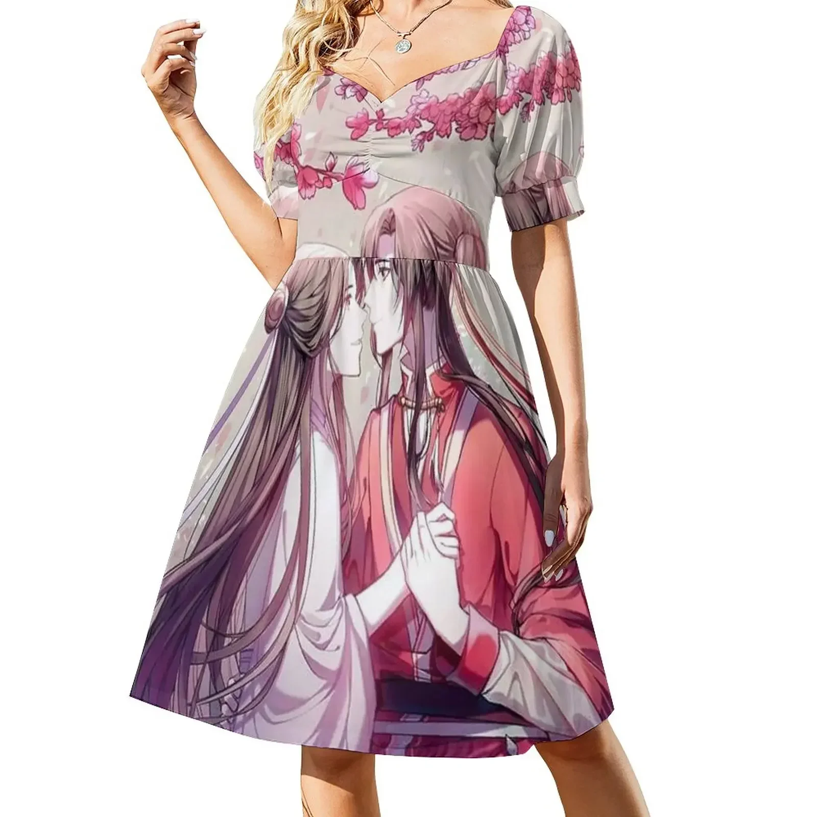 

TGCF Romantic 6 Short-Sleeved Dress Long dress women's clothing trend 2025 african dresses for woman Dress