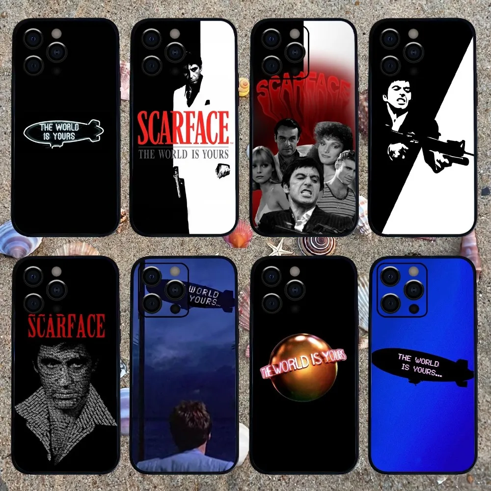 Scarface 1983 Film  Phone Case For iPhone 11 12 13 Mini 13 14 15 Pro XS Max X 8 Plus SE XR Shell