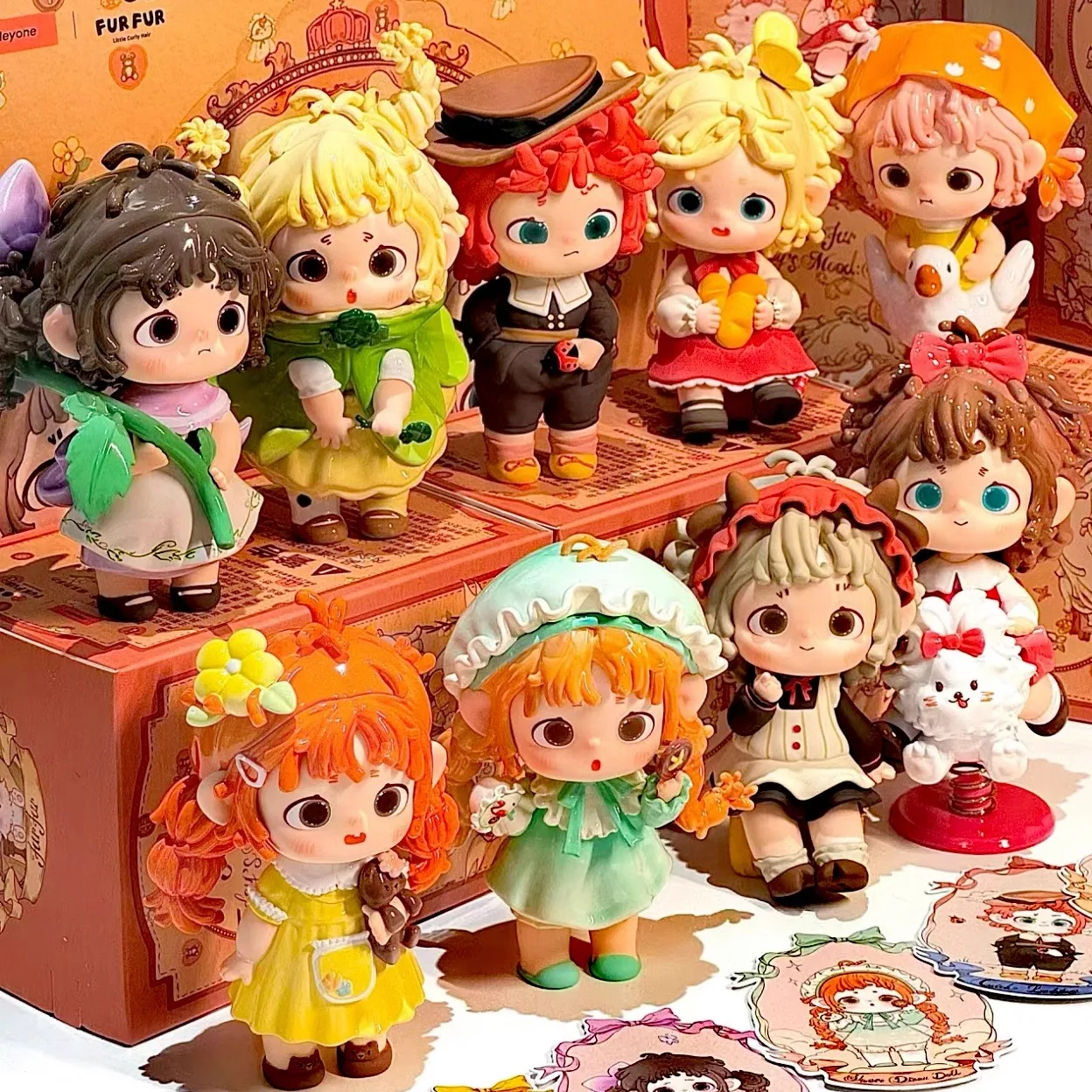 

Heyone Fu Fu 1.0 Today Mood is Sunny Series Blind Box Toys Cute Action Anime Figure Kawaii Mystery Box Модель Дизайнерская кукла в подарок