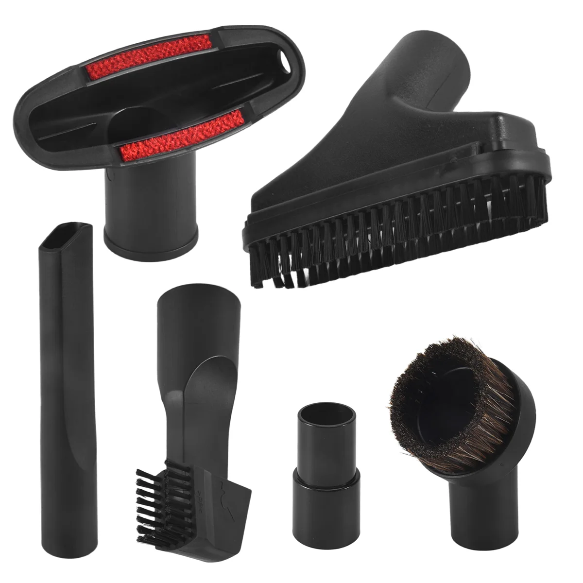 Zestaw nasadek do odkurzacza ABQR 32mm, dodatkowy zestaw dysz, szczotka czyszcząca, szczotki i dysze