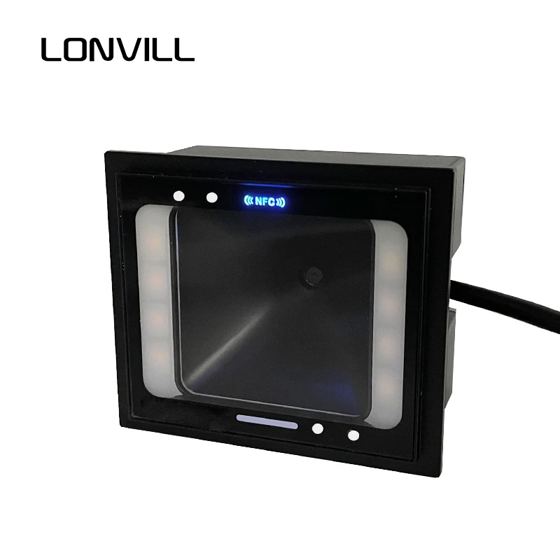 China Manufacturer Embedded Nfc Card Scanner Wiegand Waterproof Fixed Barcode Readers for Access Control