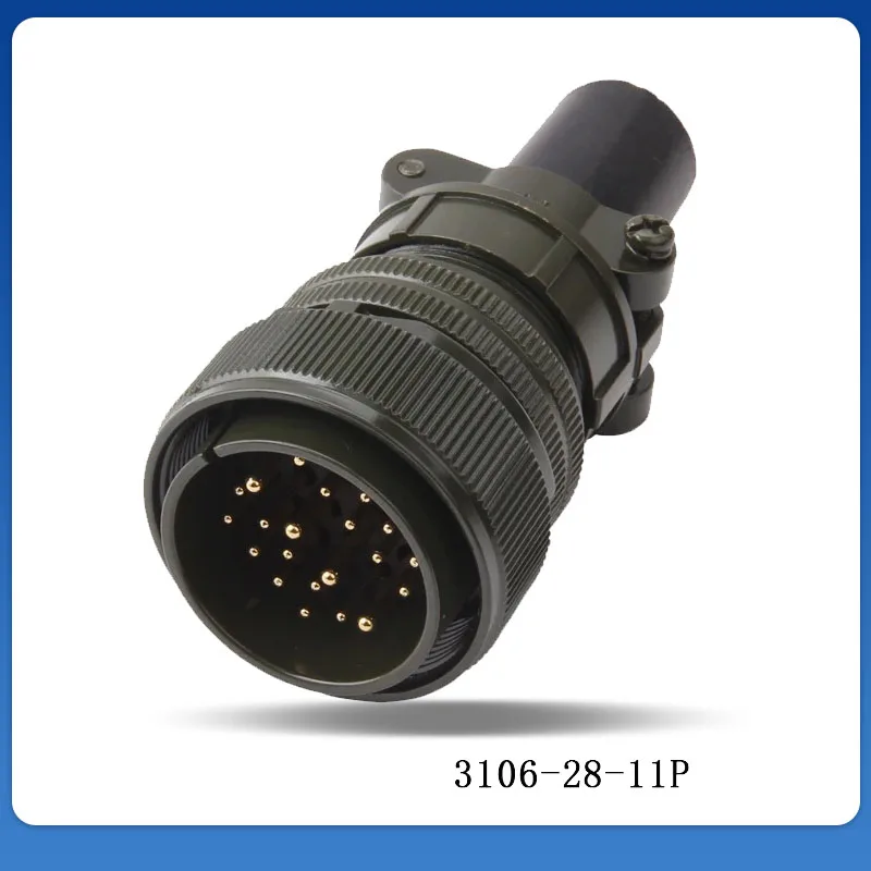 US Military Standard Aviation Plug Connector, MS5015, MS3106A, 28-11P, MS3102A, 28-11S, 22 Core, 22Pin