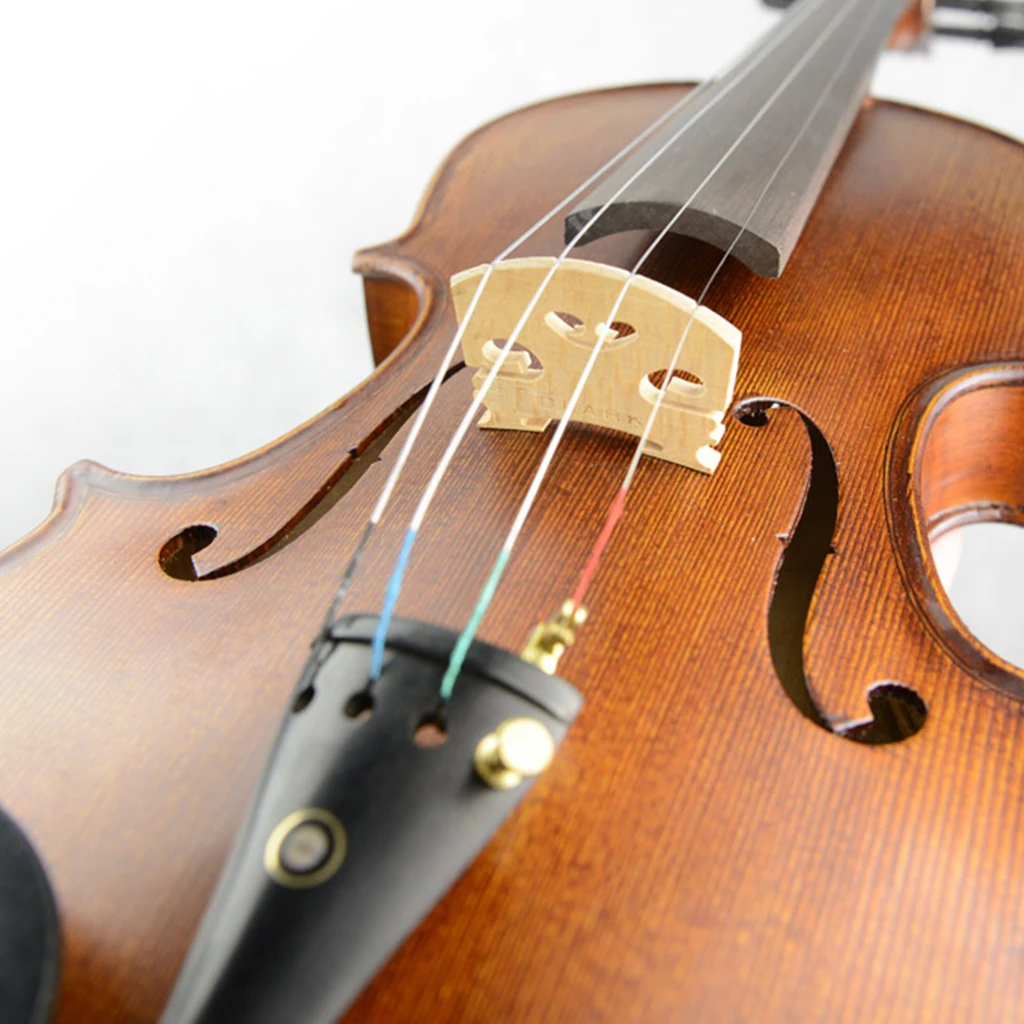 Vintage Handmade Advanced 4/4 Size Violin Hand Varnish Naturel Flamed Maple Violin Spruce TOP Ebony Parts W/ Bow Oblong Case SET