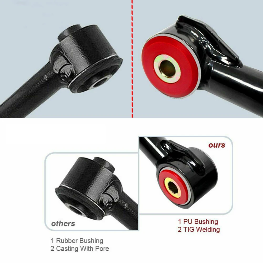 2006-2022 for   for RAM 1500 4WD Upper Control Arms 2"-4" Lift Kit Steel PU Bushings Pair