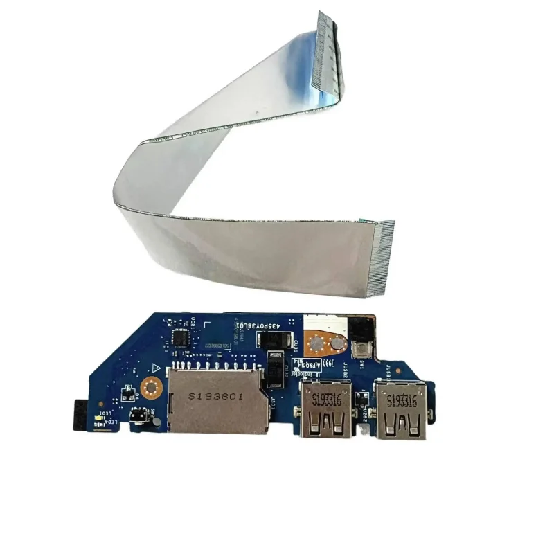 El532 LS-H131P for Lenovo S340-15API laptop USB card reader power button board with cable