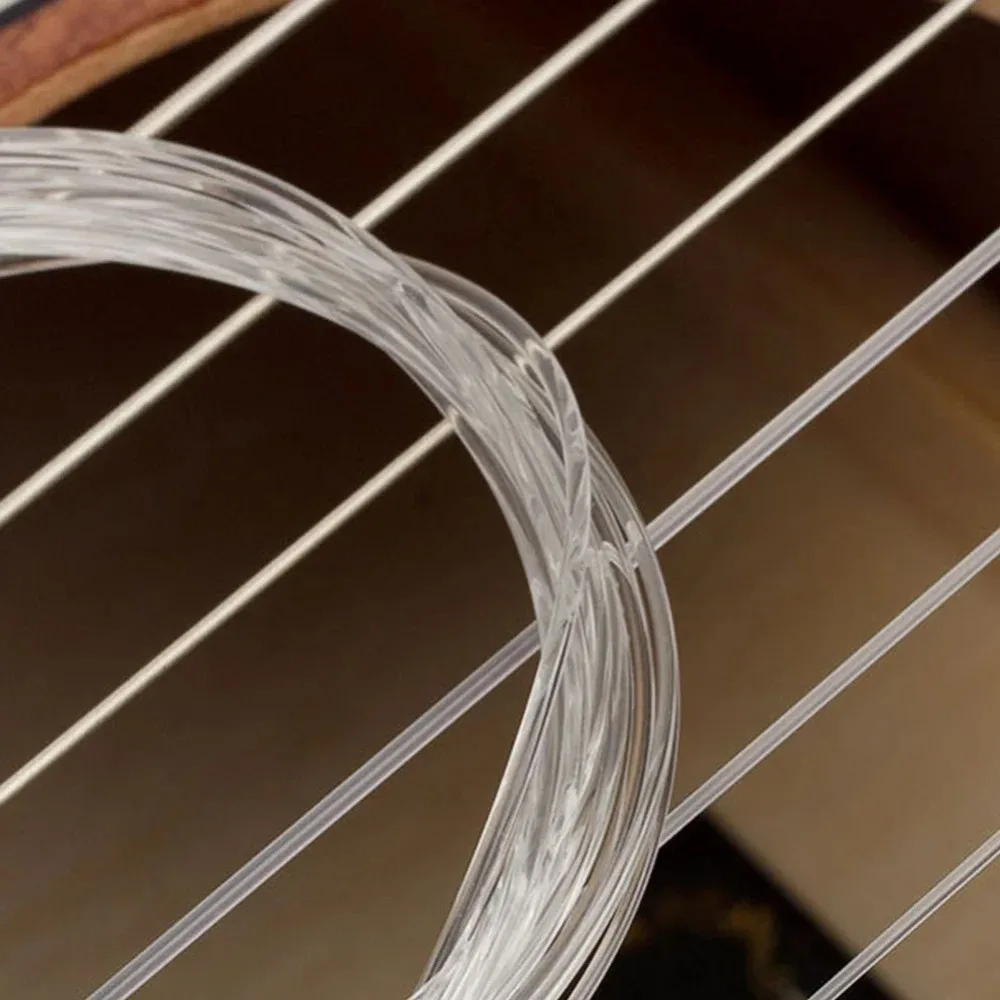 6 teile/satz Klassische Gitarre Saiten Nylon Silber Überzug Set Super Licht Für Klassische Akustische Gitarre Teile Ersatz Zubehör – Detail 6