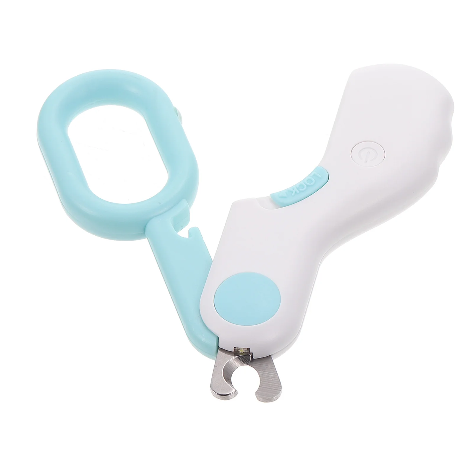 1 قطعة مقلمة أظافر الحيوانات الأليفة مصباح ليد تصميم مريح مؤشر آمن دائم الكلب القط أداة قص الأظافر المحمولة أداة تهذيب الأظافر