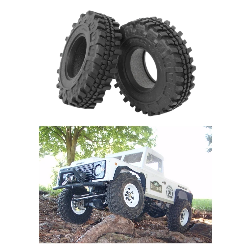 

Scale 1.9" Crawler Tires for 1/10 Off Road 4X4 Truck RC4WD TF2 VS4 10 Phoenix TRX4 2021 Bronco SCX10 iii jeep rubicon RC Car