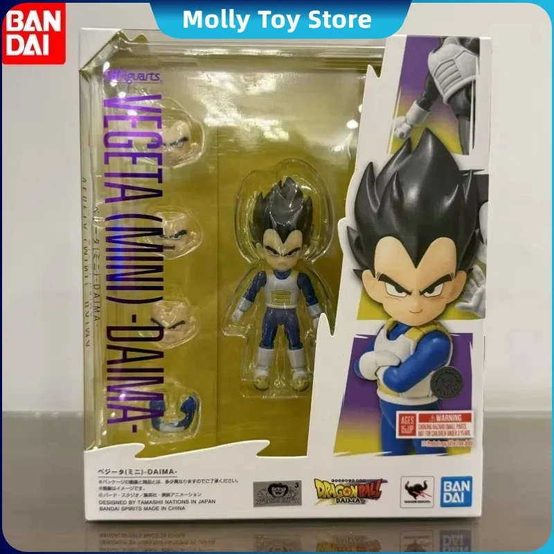 Bandai S.H.Figuarts Dragon Ball Daima Vegeta Mini 1/12 Action Doll Collectible Anime Figure Model Toy Birthday Gifts