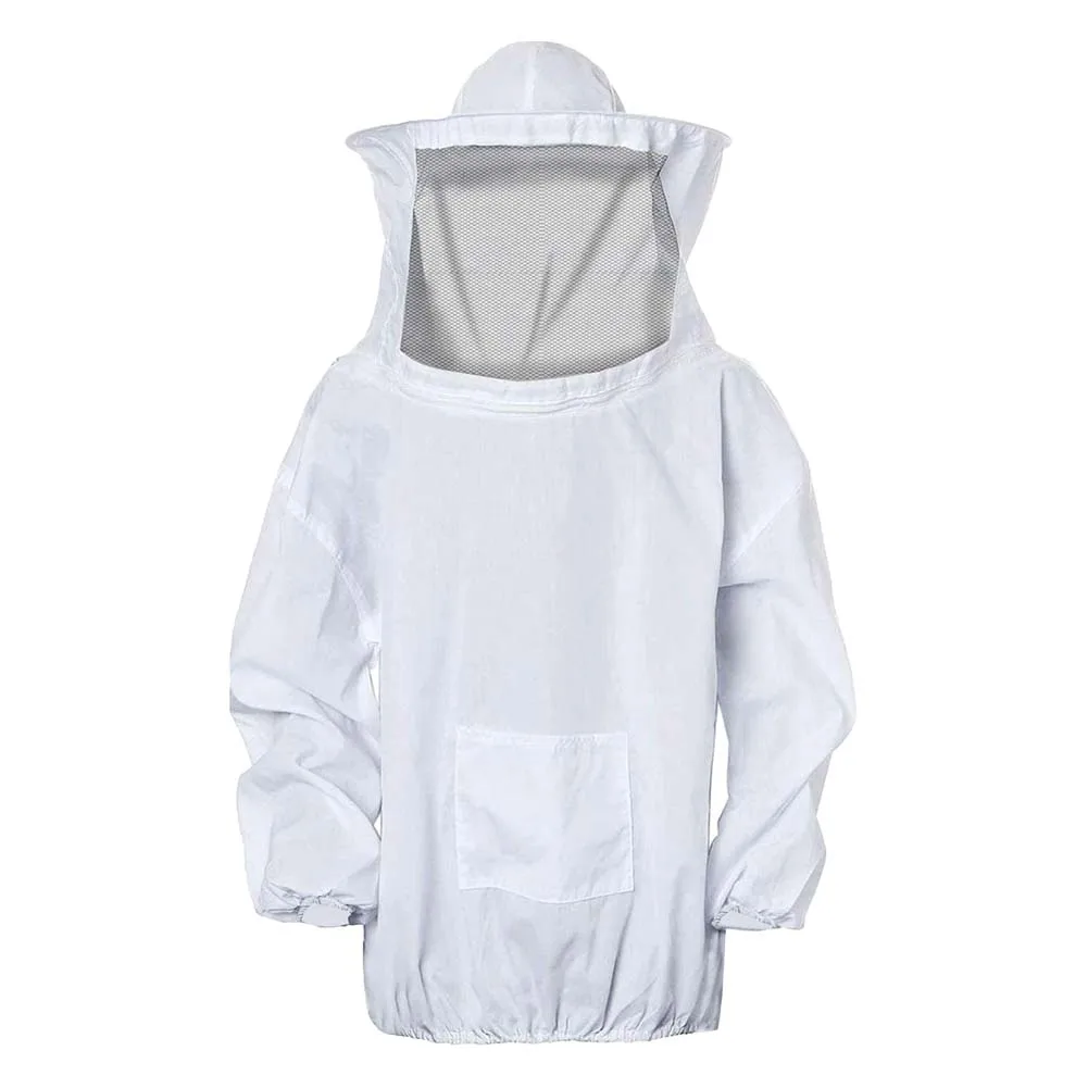 1 قطعة سترة تربية النحل الواقية الحجاب سموك معدات تربية النحل قبعة كم النحال دعوى تربية النحل فستان النحل