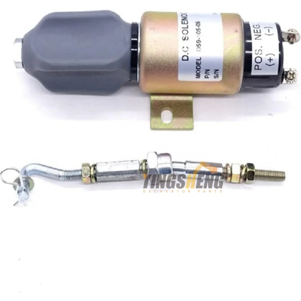 

Fuel solenoid D59-105-05 24V 1751-2467 24v engine synchronous start solenoid D59-105-05 12V 1751-2467 12v SK-1040-36 SK-104U-36