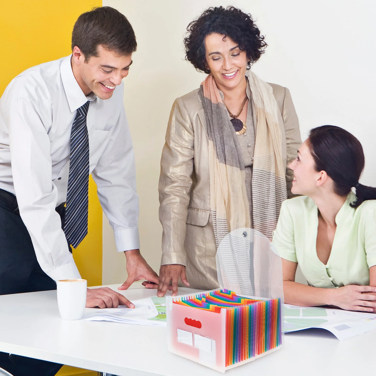 

Expanding File Folder High Grade Material Receipts Business Cards Organizer Lightweight A4 Size File Folder Holder