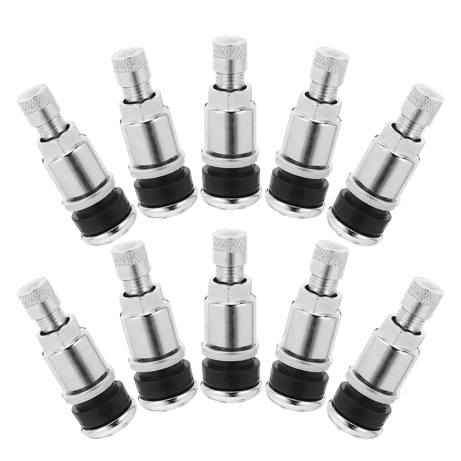 

10 Pcs Tire Valve Tubeless Air Compressor Hose Tires Valves Stems Car Bolt-in Stud