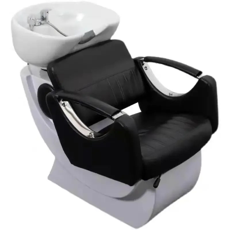 professional salon shampoo chair black hair set salon furniture cheap hair washing chair