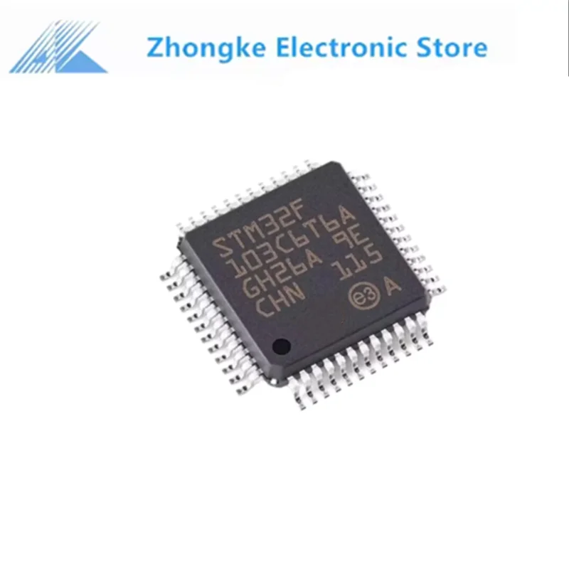 1-10PCS STM32F103C6T6A STM32F103C6T6 STM32F103C6 STM32F103 QFP for power module