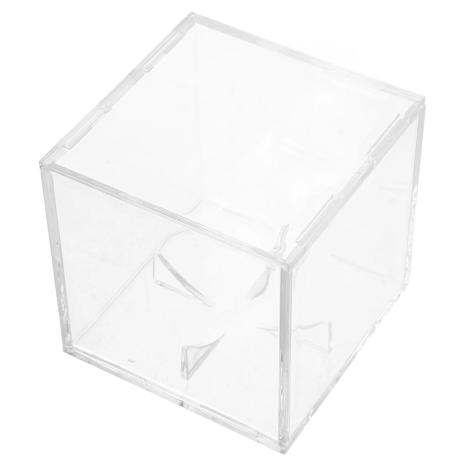 Transparent Storage Box Golf Ball Display Case Clear Baseball Holder Acrylic Showcase