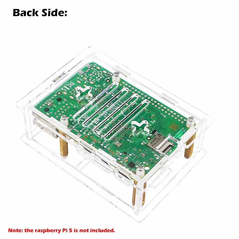 Nieuwste Raspberry Pi 5-behuizing met ventilatorset, Pi5 koelventilatorbehuizing Shell beschermende doos 2023 Nieuwste set voor Raspberry Pi 5