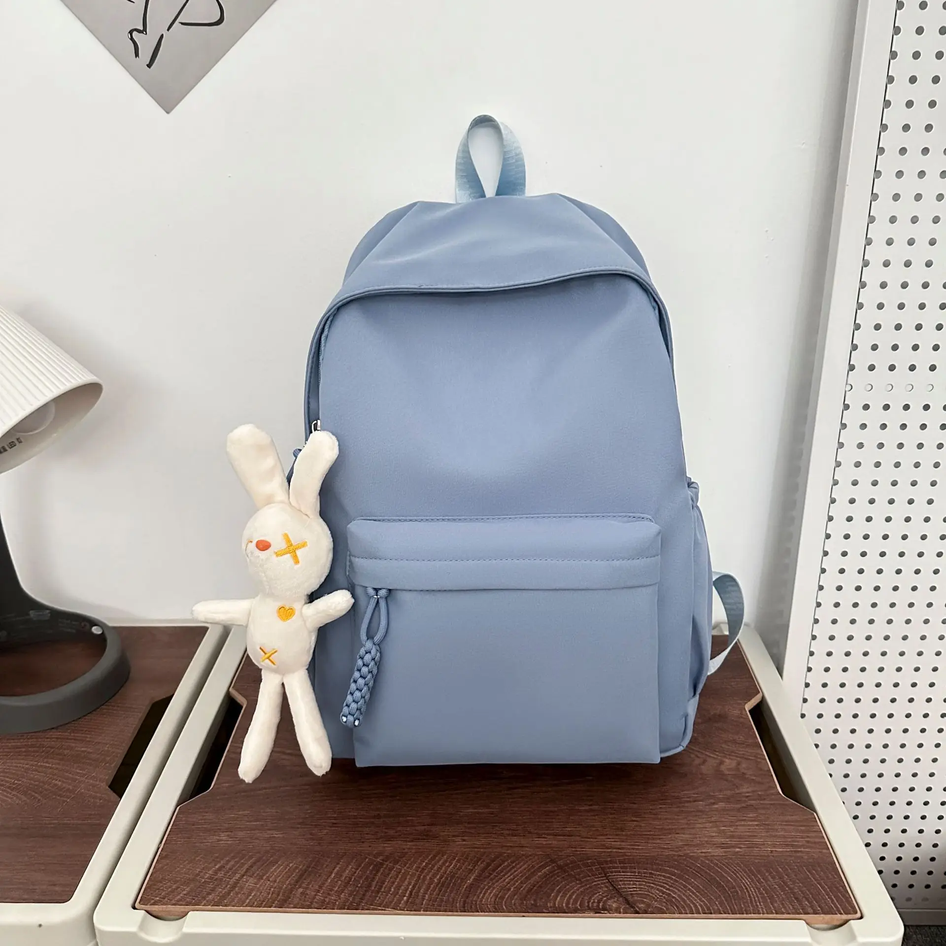 

Women Waterproof Laptop Backpack Travel Bag Black Pink Bookbag Unisex Buy One Get A Free Pendant Fashion School Bag For Students
